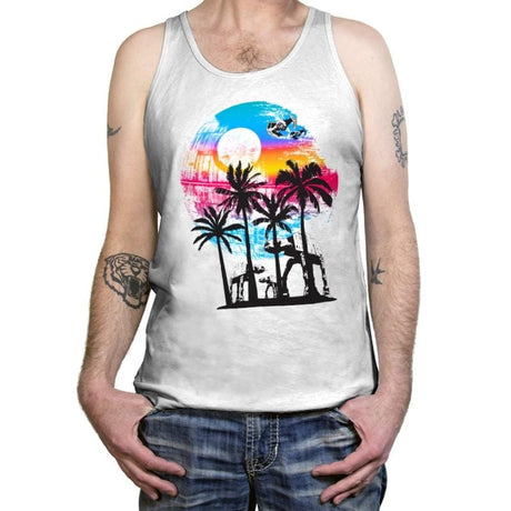 Summer Time - Tanktop Tanktop RIPT Apparel X-Small / White