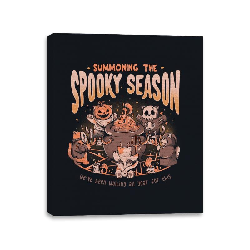 Summoning the Spooky Season - Canvas Wraps Canvas Wraps RIPT Apparel 11x14 / Black