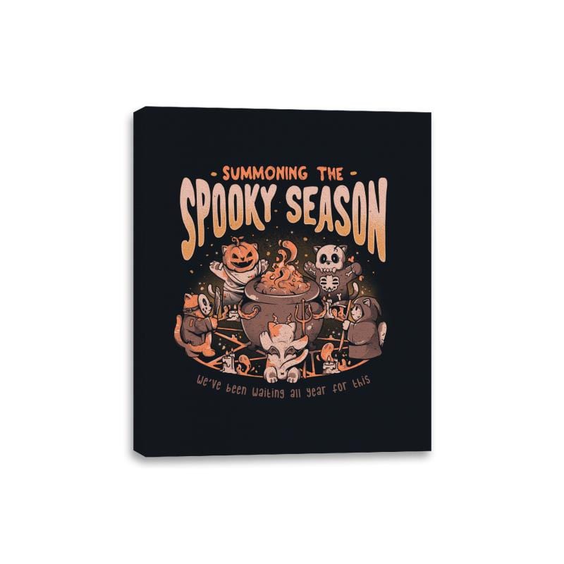Summoning the Spooky Season - Canvas Wraps Canvas Wraps RIPT Apparel 8x10 / Black