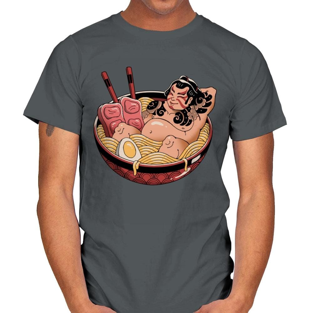 Sumo Ramen - Mens T-Shirts RIPT Apparel Small / Charcoal