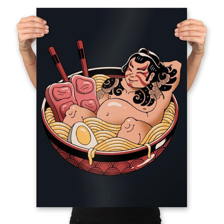 Sumo Ramen - Prints Posters RIPT Apparel 18x24 / Black