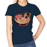 Sumo Ramen - Womens T-Shirts RIPT Apparel Small / Navy