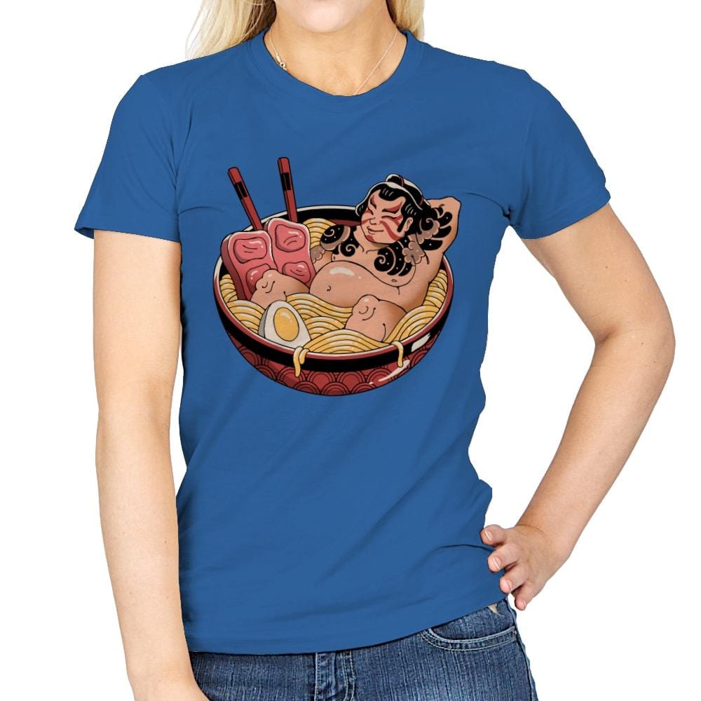 Sumo Ramen - Womens T-Shirts RIPT Apparel Small / Royal