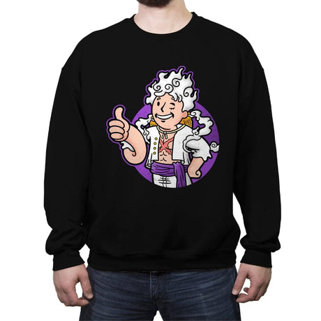 Sun God Boy - Crew Neck Sweatshirt Crew Neck Sweatshirt RIPT Apparel Small / Black