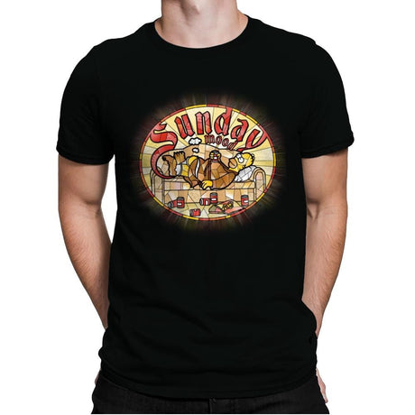 Sunday Mood - Mens Premium T-Shirts RIPT Apparel Small / Black
