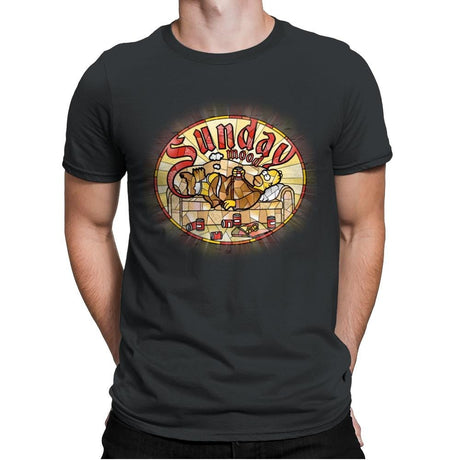 Sunday Mood - Mens Premium T-Shirts RIPT Apparel Small / Heavy Metal