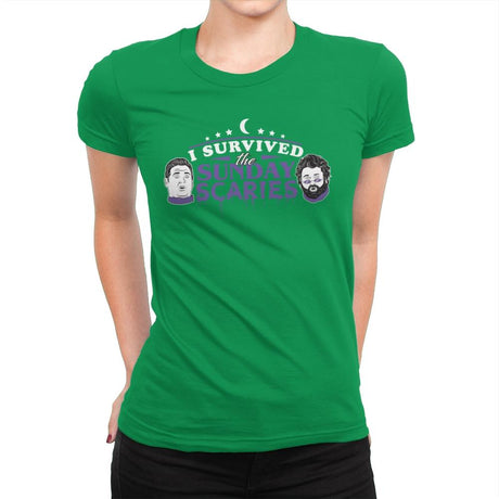 Sunday Scaries - Womens Premium T-Shirts RIPT Apparel Small / Kelly Green