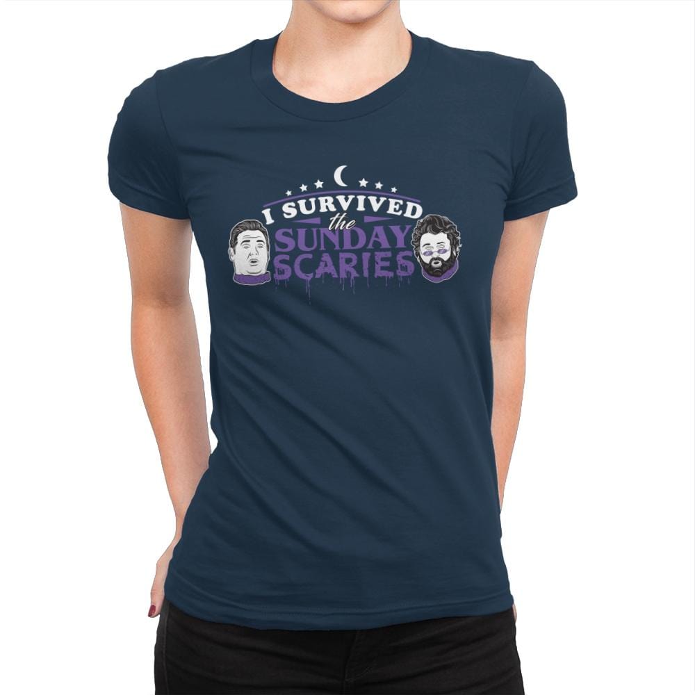 Sunday Scaries - Womens Premium T-Shirts RIPT Apparel Small / Midnight Navy