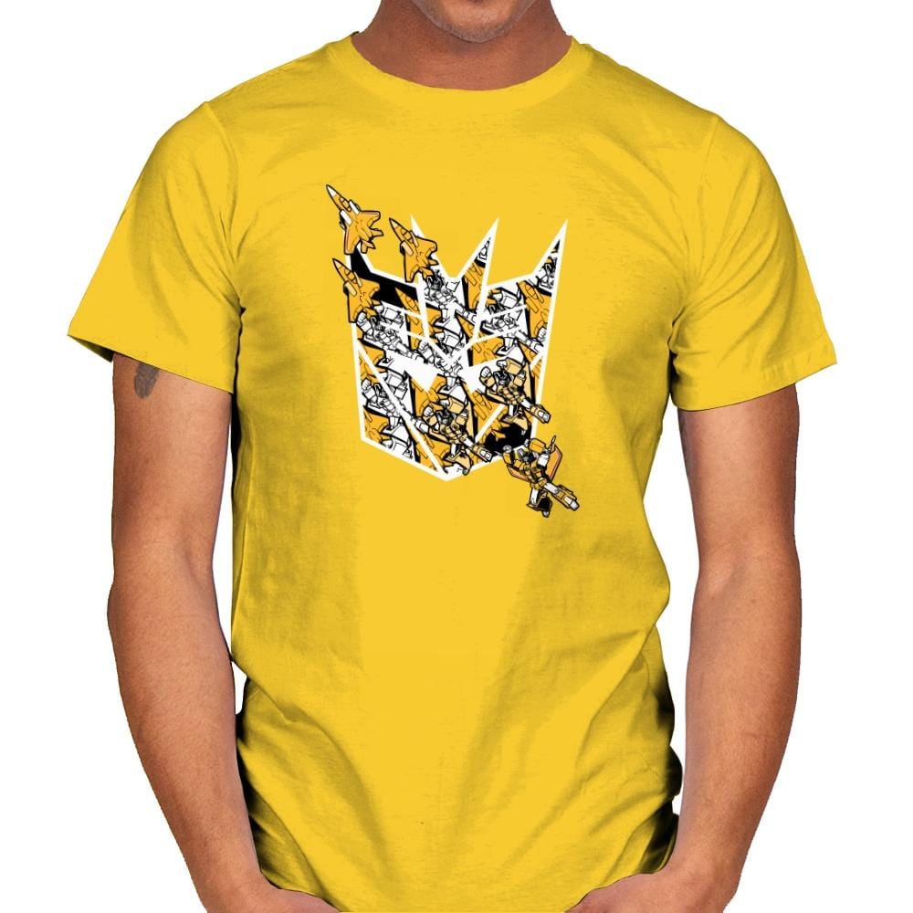 Sunny Stormy Tessellation - 80s Blaarg - Mens T-Shirts RIPT Apparel Small / Daisy