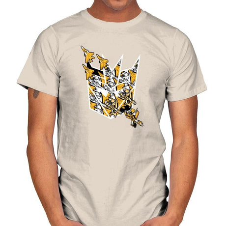 Sunny Stormy Tessellation - 80s Blaarg - Mens T-Shirts RIPT Apparel Small / Natural