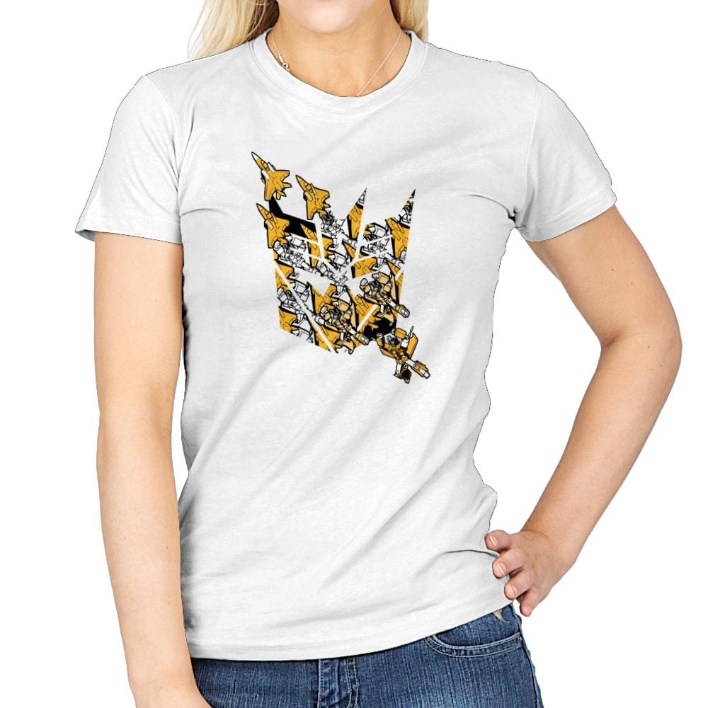 Sunny Stormy Tessellation - 80s Blaarg - Womens T-Shirts RIPT Apparel Small / White