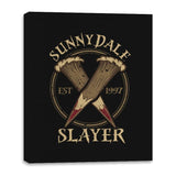 Sunnydale Slayer - Canvas Wraps Canvas Wraps RIPT Apparel 16x20 / Black