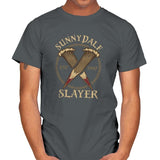 Sunnydale Slayer - Mens T-Shirts RIPT Apparel Small / Charcoal