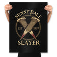 Sunnydale Slayer - Prints Posters RIPT Apparel 18x24 / Black