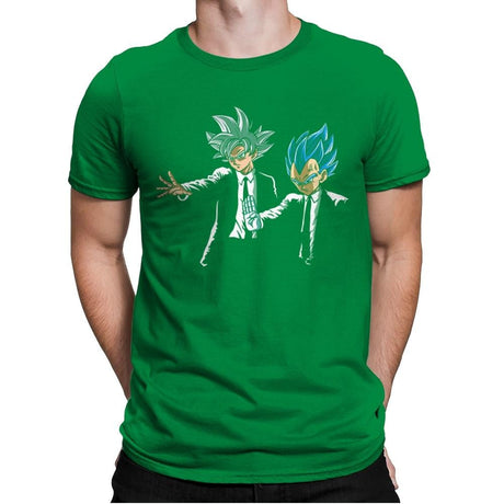 Suoer Fiction - Mens Premium T-Shirts RIPT Apparel Small / Kelly Green