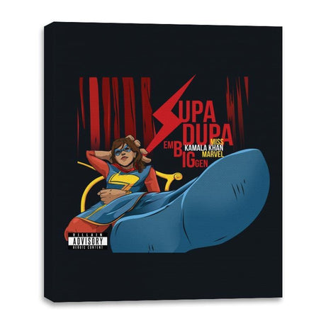 Supa Dupa Big - Canvas Wraps Canvas Wraps RIPT Apparel 16x20 / Black