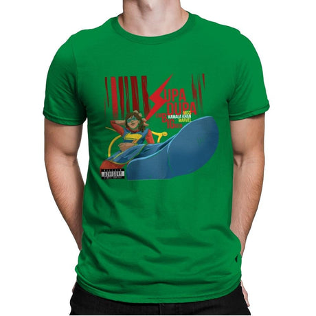 Supa Dupa Big - Mens Premium T-Shirts RIPT Apparel Small / Kelly Green