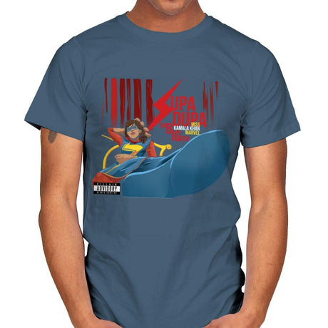 Supa Dupa Big - Mens T-Shirts RIPT Apparel Small / Indigo Blue