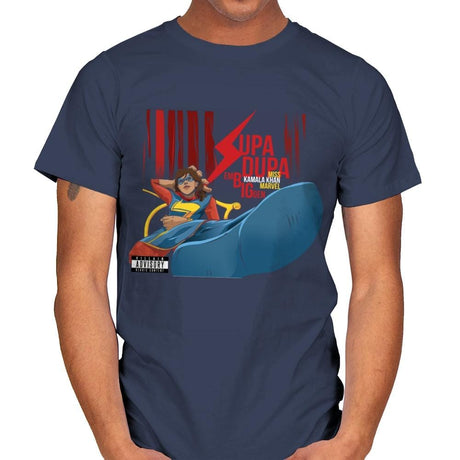 Supa Dupa Big - Mens T-Shirts RIPT Apparel Small / Navy
