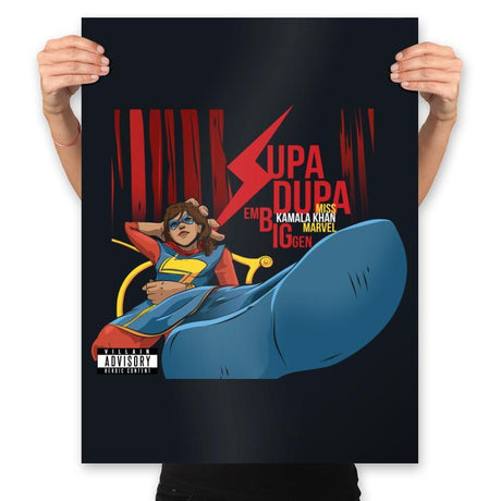 Supa Dupa Big - Prints Posters RIPT Apparel 18x24 / Black