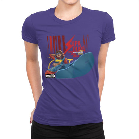 Supa Dupa Big - Womens Premium T-Shirts RIPT Apparel Small / Purple Rush