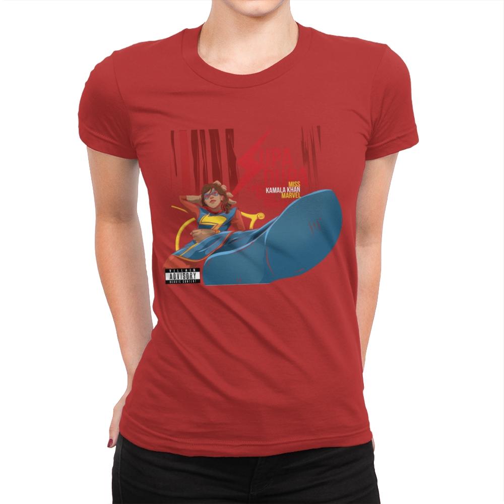 Supa Dupa Big - Womens Premium T-Shirts RIPT Apparel Small / Red