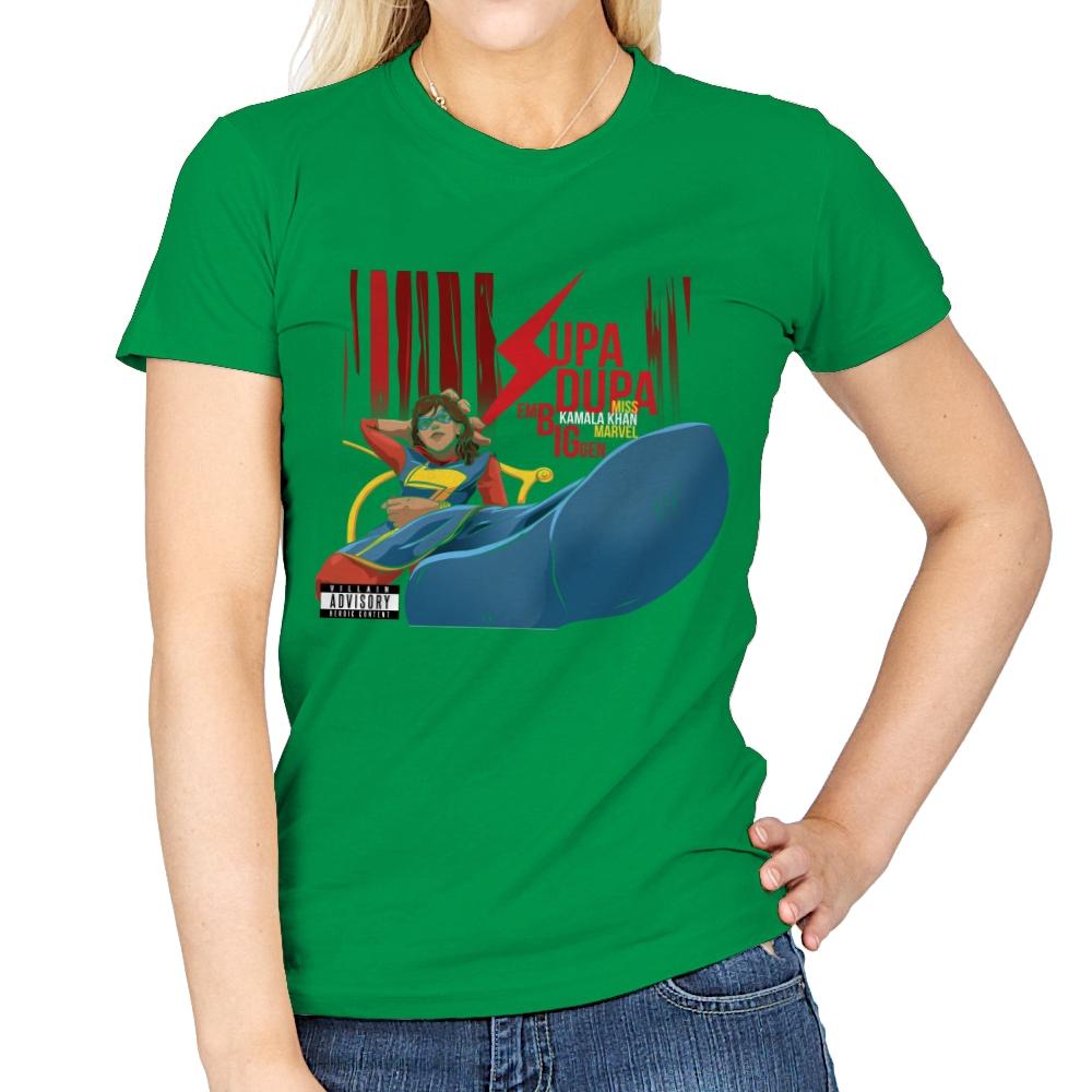 Supa Dupa Big - Womens T-Shirts RIPT Apparel Small / Irish Green