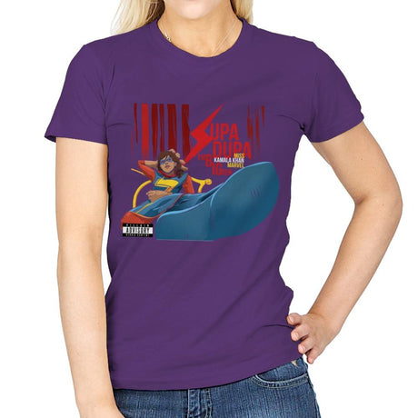 Supa Dupa Big - Womens T-Shirts RIPT Apparel Small / Purple