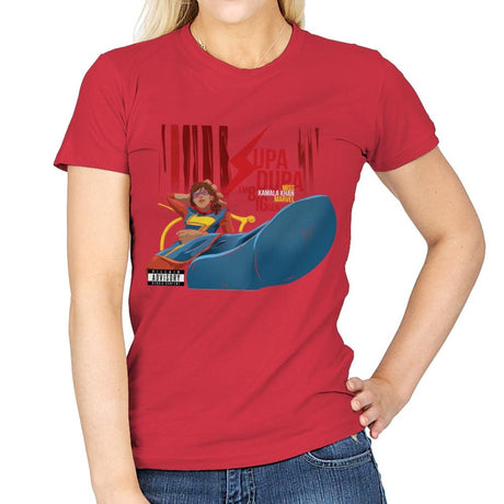 Supa Dupa Big - Womens T-Shirts RIPT Apparel Small / Red