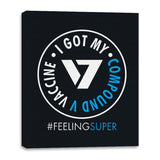 Supe and Proud - Canvas Wraps Canvas Wraps RIPT Apparel 16x20 / Black