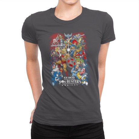 Super 80s Busters - Best Seller - Womens Premium T-Shirts RIPT Apparel Small / Heavy Metal