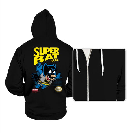 Super Bat Bros - Hoodies Hoodies RIPT Apparel Small / Black