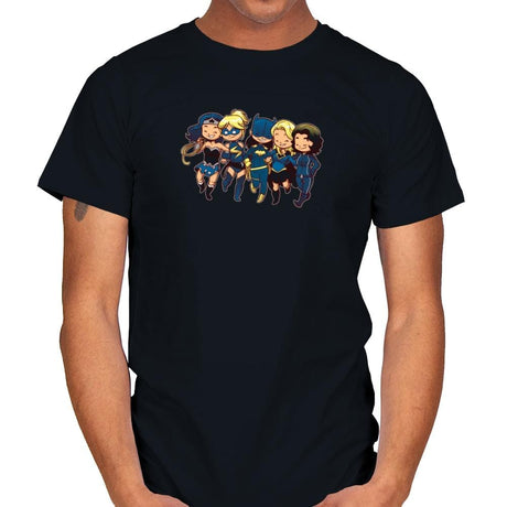 Super BFFs - Miniature Mayhem - Mens T-Shirts RIPT Apparel Small / Black