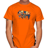 Super BFFs - Miniature Mayhem - Mens T-Shirts RIPT Apparel Small / Orange