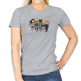 Super BFFs - Miniature Mayhem - Womens T-Shirts RIPT Apparel Small / Sport Grey
