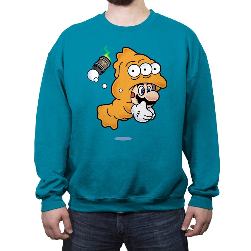 Super Blinky Suit - Crew Neck Sweatshirt Crew Neck Sweatshirt RIPT Apparel Small / Antique Sapphire