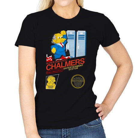 Super Chalmers - Womens T-Shirts RIPT Apparel Small / Black