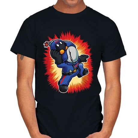 Super Cobra Bomb - Mens T-Shirts RIPT Apparel Small / Black