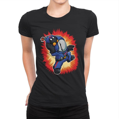 Super Cobra Bomb - Womens Premium T-Shirts RIPT Apparel Small / Black