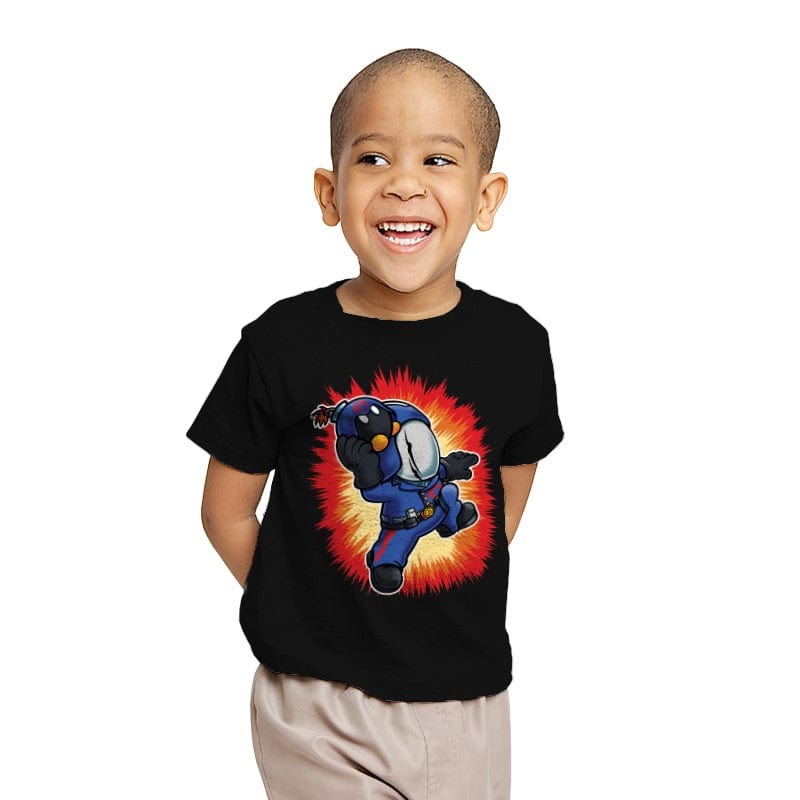 Super Cobra Bomb - Youth T-Shirts RIPT Apparel X-small / Black