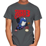 Super Cobra Boss - Mens T-Shirts RIPT Apparel Small / Charcoal