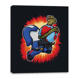 Super Cobra World - Canvas Wraps Canvas Wraps RIPT Apparel 16x20 / Black