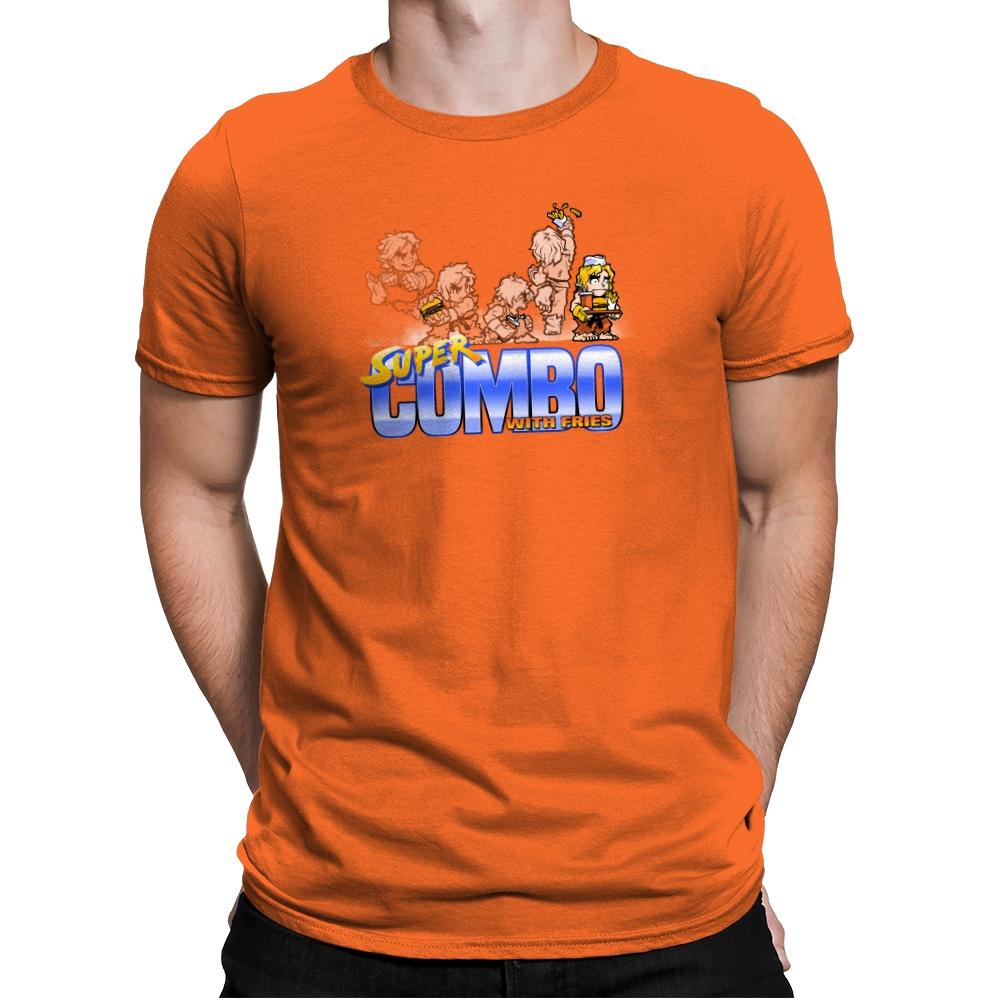 Super Combo With Fries Exclusive - Mens Premium T-Shirts RIPT Apparel Small / Classic Orange
