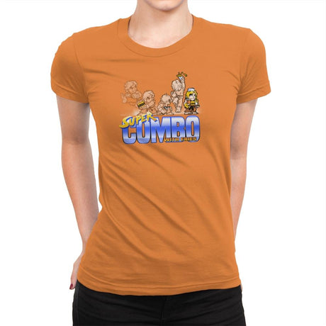 Super Combo With Fries Exclusive - Womens Premium T-Shirts RIPT Apparel Small / Classic Orange