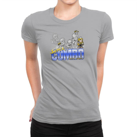 Super Combo With Fries Exclusive - Womens Premium T-Shirts RIPT Apparel Small / Heather Grey