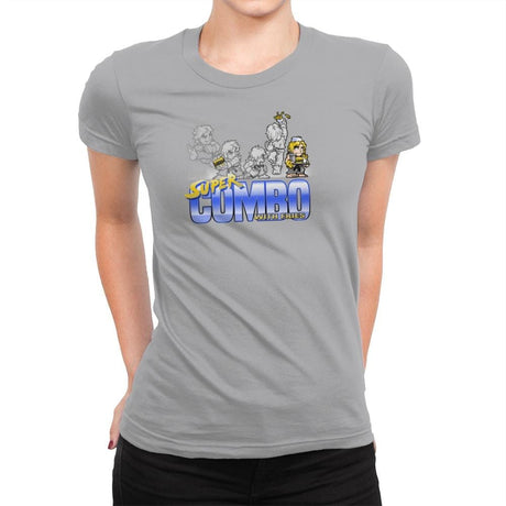 Super Combo With Fries Exclusive - Womens Premium T-Shirts RIPT Apparel Small / Heather Grey