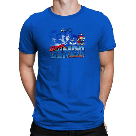 Super Combo with Rice Exclusive - Mens Premium T-Shirts RIPT Apparel Small / Royal