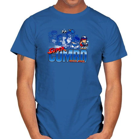 Super Combo with Rice Exclusive - Mens T-Shirts RIPT Apparel Small / Royal
