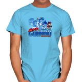 Super Combo with Rice Exclusive - Mens T-Shirts RIPT Apparel Small / Sky