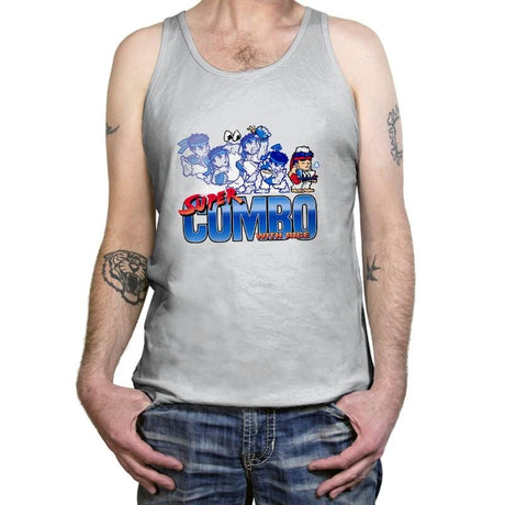 Super Combo with Rice Exclusive - Tanktop Tanktop RIPT Apparel X-Small / Silver